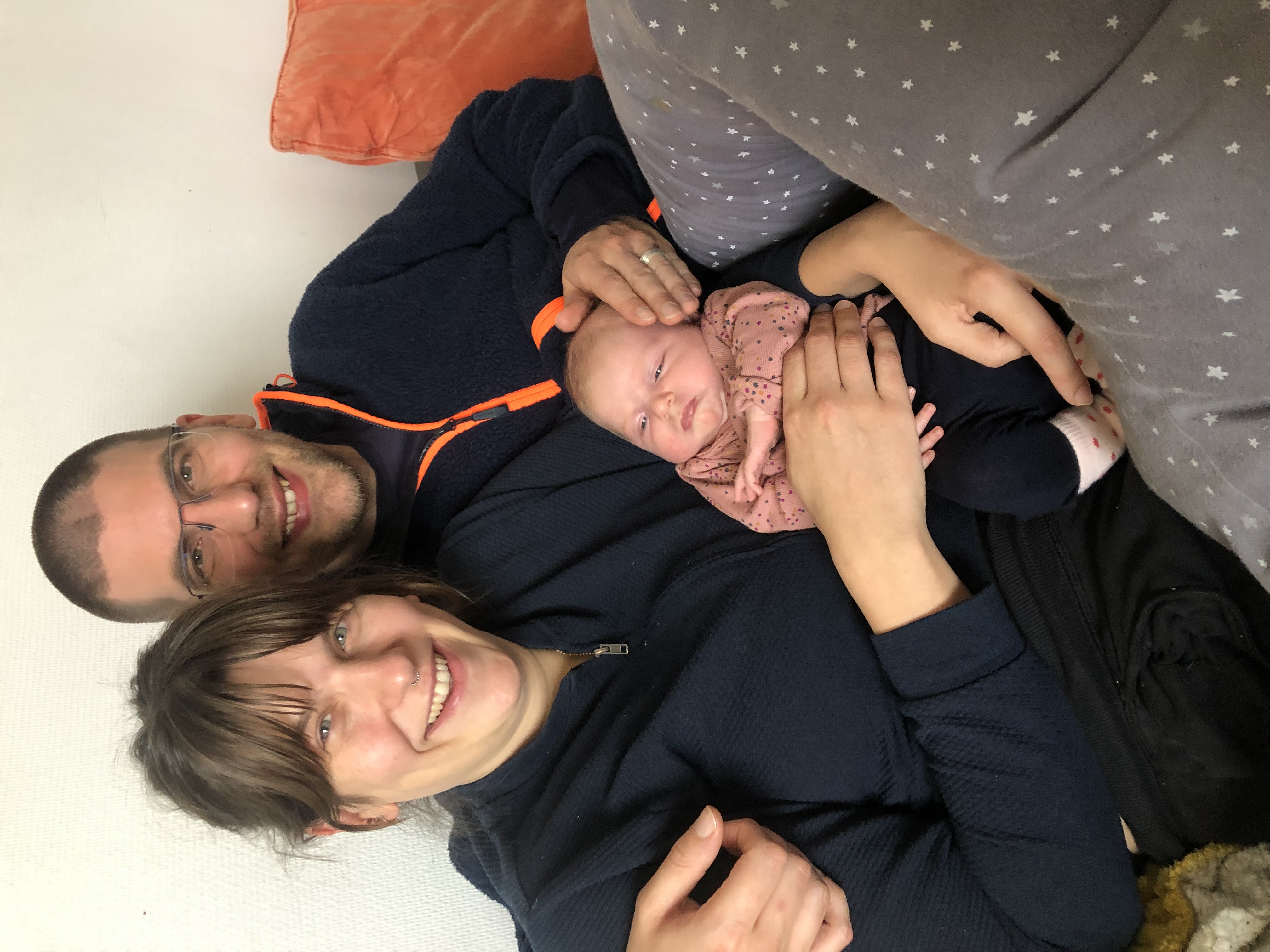 Broer en zus met Odette