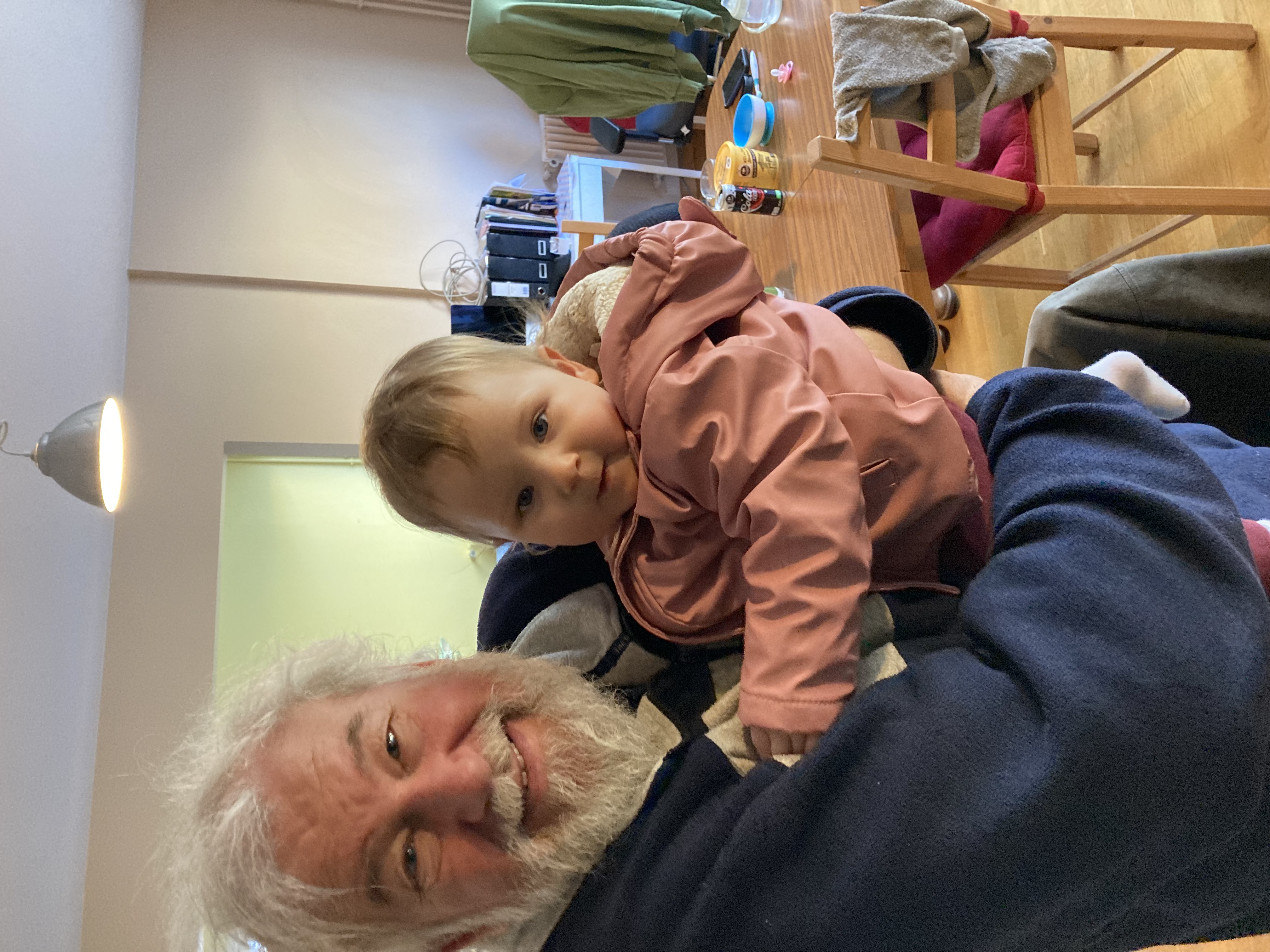 Opa Pieter op bezoek