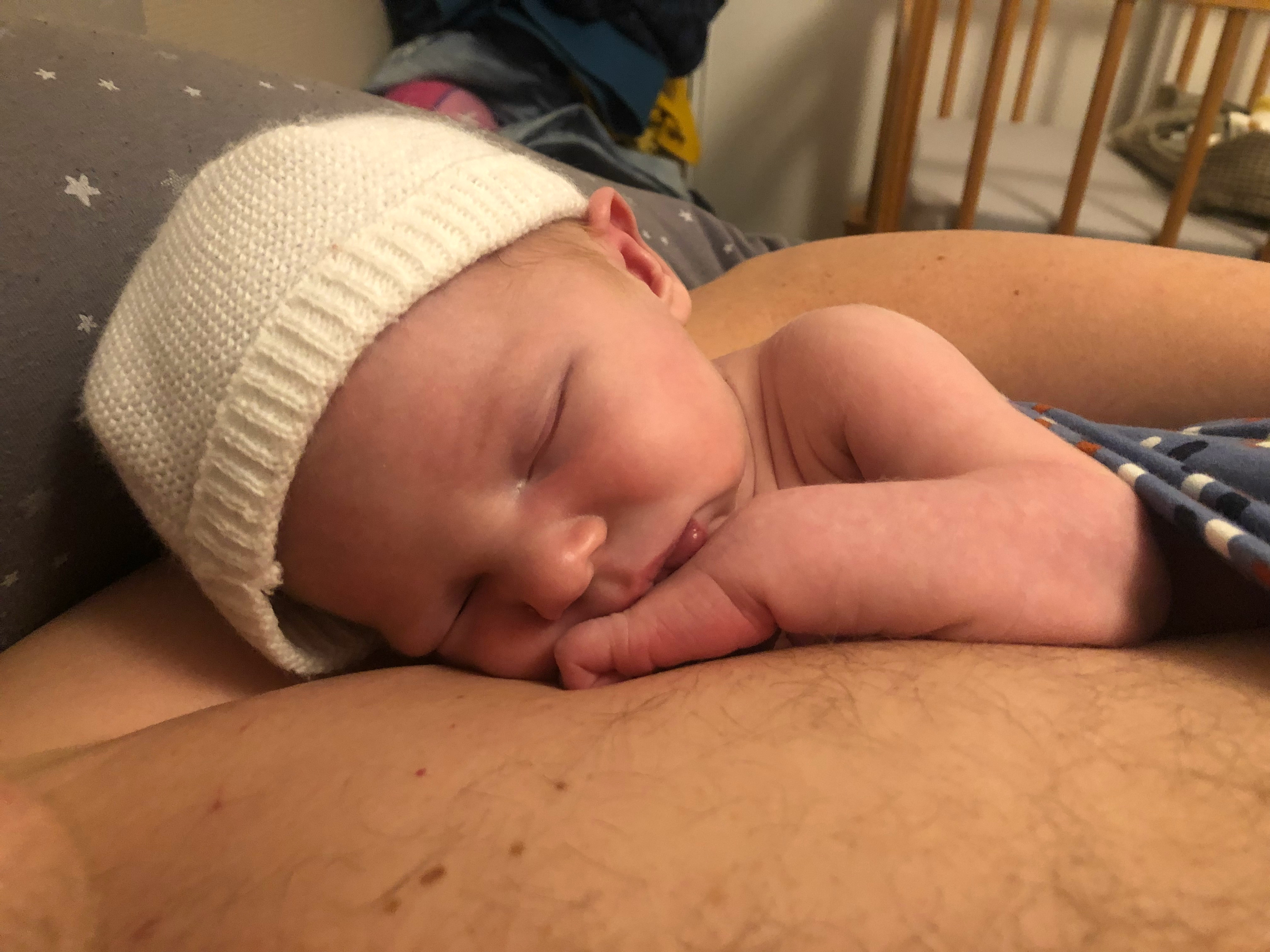 huid op huid met papa